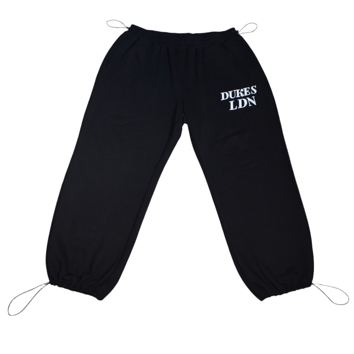 dukes baggy joggers - black