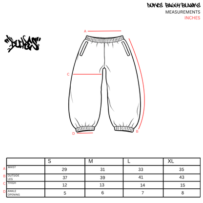 dukes blanks - black